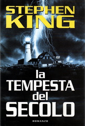 Copertina del libro "La tempesta del secolo" di Stephen King