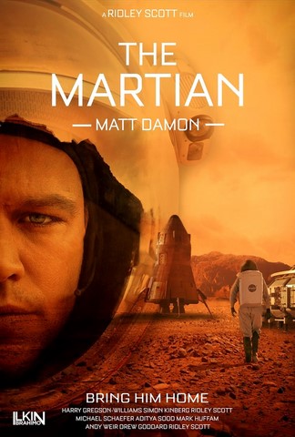 Locandina del film "Sopravvissuto - The Martian" di Ridley Scott